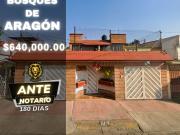 Venta de hermosa casa en Bosques de Aragón