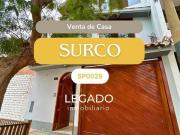 VENTA de hermosa CASA en urb. Santa Maria de SURCO
