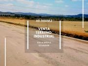 Venta de lote en complejo industrial 40.000m2 Vía a...