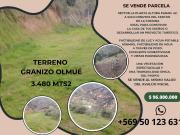 VENTA DE PARCELA DE 3.480 MTS2 UBICADA EN GRANIZO, OLMUÉ...