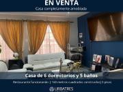 Venta de restaurante funcionando y casa sólida equipada