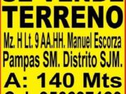 VENTA DE TERRENO