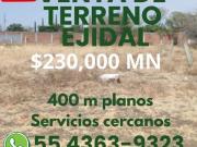VENTA DE TERRENO DE 400 M EN CUAUTLA EJIDAL