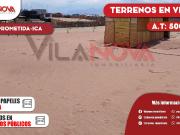 VENTA DE TERRENO DE 500Mt2 EN TIERRA PROMETIDA ICA