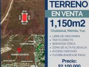Venta de terreno en chablekal zona country merida yucatan