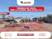 Venta de terreno en Urbanización La Florida 1era etapa, Ica