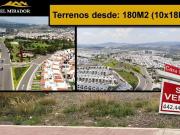 Venta de Terrenos en EL MIRADOR, de 180 m2 hasta 250 m2,...