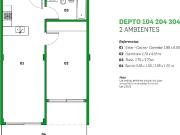 Venta departamento 2 ambientes en Villa Urquiza a estrenar