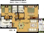 Venta Departamento 2 rec cerca de la playa, Diamante...