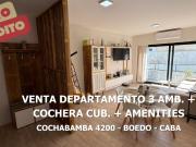 VENTA DEPARTAMENTO 3 AMB COCHERA A. CREDITO BOEDO