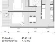 Venta Departamento Dos ambientes con balcón en Almagro...