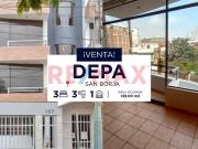 Venta Departamento San Borja, 3 Dormitorios, 1 Cochera,...