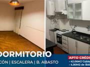 VENTA DEPTO 1 DORMITORIO B. ABASTO POR ESCALERAS