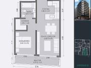 Venta depto 2 amb en Recoleta con balcon amenities