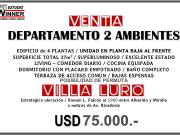VENTA DEPTO 2 AMBIENTES