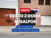 VENTA DEPTO 2 DORM. 2 COCH. Y GALPON APTO TALLER