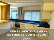 VENTA DEPTO 3 AMB AL FRENTE CON BALCON QUILMES