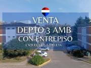 VENTA DEPTO 3 AMB + ENTREPISO B. LA COLINA EZP