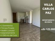 VENTA Depto a Estrenar 2 Dormitorio CARLOS PAZ