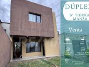 VENTA DÚPLEX 2 DORMITORIOS B° TIERRA MANSA