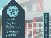 Venta | Duplex | 3 dorm | Sarmiento y Laprida