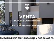 VENTA DUPLEX 3 DORMITORIOS B° LOS PLATANOS