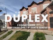 VENTA DUPLEX 3 DORMITORIOS B° SANTA GENOVEVA VENTA DUPLEX 3 DORMITORIOS B° SANTA GENOVEVA
