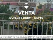 VENTA DUPLEX 3 DORMITORIOS + DEPARTAMENTO