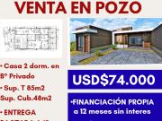 Venta en pozo/ casa 2 dormitorios