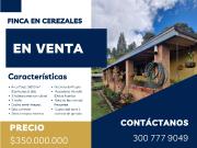 VENTA FINCA EN LA VEREDA CEREZALES LA MENESES