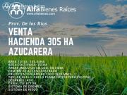 Venta hacienda ideal banano, arroz y caña de 305ha Prov...