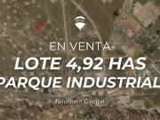 VENTA LOTE 4,92 HAS. | PARQUE INDUSTRIAL NEUQUEN VENTA LOTE 4,92 HAS. | PARQUE INDUSTRIAL NEUQUEN