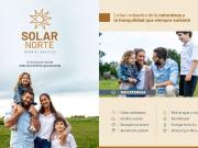 VENTA LOTE BARRIO ABIERTO SOLAR NORTE