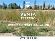 VENTA LOTES DON FEDERICO ALLEN