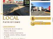 VENTA O RENTA, LOCAL COMERCIAL EN AV PATRIOTISMO, 2380M2