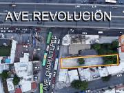 VENTA O RENTA TERRENO AV CHAPULTEPEC
