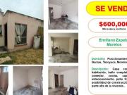 VENTA PIE DE CASA TEZOYUCA EMILIANO ZAPATA