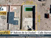 VENTA TERRENO 200 M2 B° BALCON DE LA CIUDAD NQN