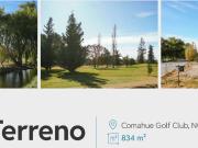 VENTA TERRENO 834 m2 COMAHUE GOLF CLUB NQN