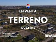 VENTA TERRENO BARRIO EL VERGEL CENTENARIO NEUQUEN