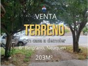 VENTA TERRENO CON CASA A DEMOLER, B° BELGRANO