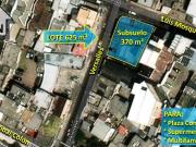 VENTA TERRENO ESQUINERO PARA PLAZA COMERCIAL 626 m²,...