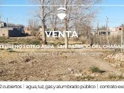 VENTA TERRENO LOTEO ASPA SAN PATRICIO DEL CHAÑAR