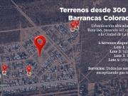 Venta. Terrenos desde 300 m². Barrancas Coloradas. San Luis