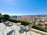 VENTE 4P 84M² NICE MONT BORON TERRASSES VUE PANORAMIQUE