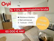 Vente Appartement 1 pièce 20 m2 Toulouse