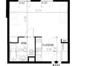 Vente Appartement 1 pièce 33 m2 Aix les Bains