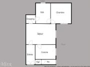 Vente Appartement 2 pièces 58.46 m2 Paris 17ème