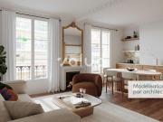 Vente Appartement 3 pièces 61 m2 Paris 15ème