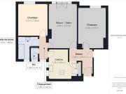 Vente Appartement 3 pièces 64.55 m2 Paris 20ème